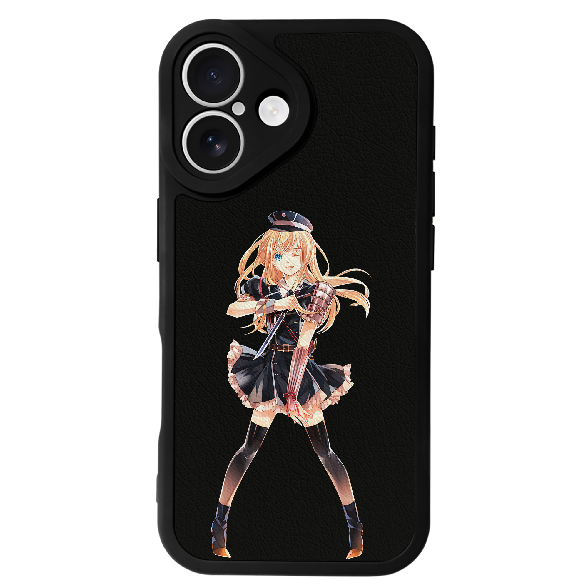（画像用） 刀剣乱舞 Touken Ranbu 【iPhone 16シリーズ対応】シリコンスマホケース（レザー調） 材質：シリコン
